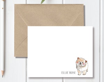 Chow Chow Gift, Chow Chow Lover, Chow Chow Stationery, Stationary Set, Note Cards, Personalized, Chow Chow Mom