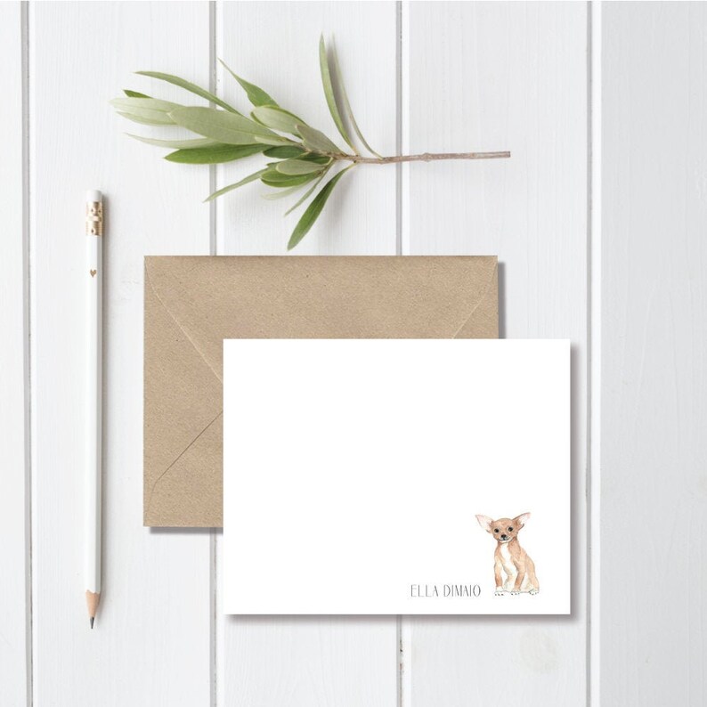 Chiwawa Gift Personalized Chiwawa Lover Chiwawa Mom Stationary Set Note Cards Chiwawa Stationery Westie Memorial Gift