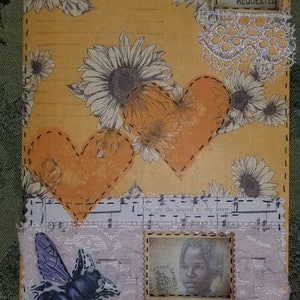 Poche de fleur de soleil avec étiquette géante