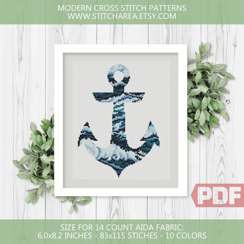 Anchor Cross Stitch - Etsy