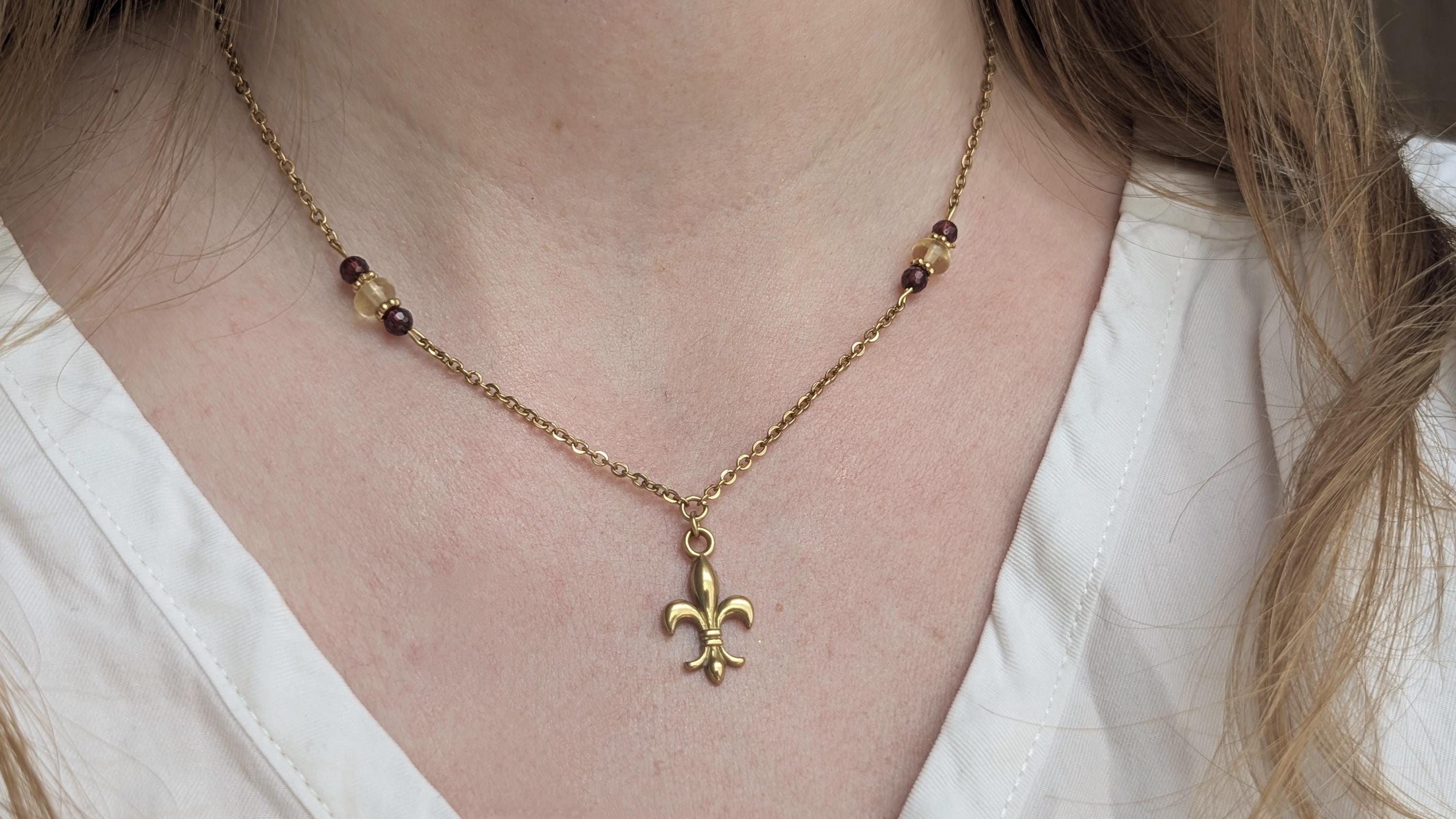 Collier Pendentif Discret Arbre De Vie Acier Argent Zircon - Bijoux Des