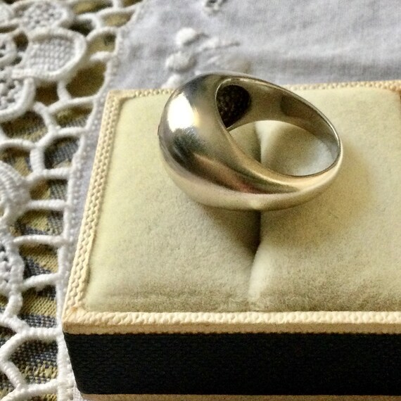 SOLITAIRE RUBY LARGE Sterling Ring - Beautiful Ar… - image 4