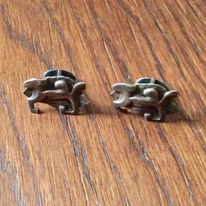 Art Deco FRANCE STERLING - Great Original Animal Design - Hallmarks - Authentic Haute Couture - Vintage Design from France