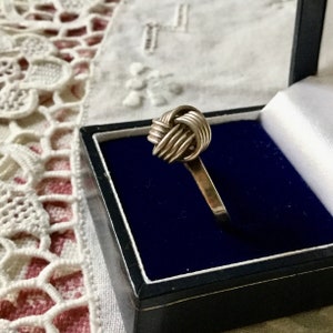 MODERNIST DESIGN STERLING France Vintage Ring - Original Designer Jewelry - Sterling Silver - Vintage Elegant Ring from France
