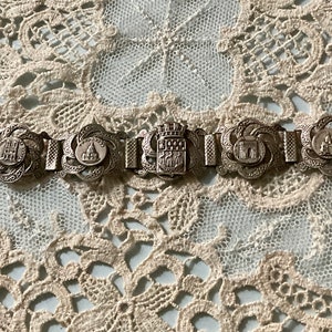 Bracelet Paris Souvenir - Monuments Filigrane - Argenté - Alliage
