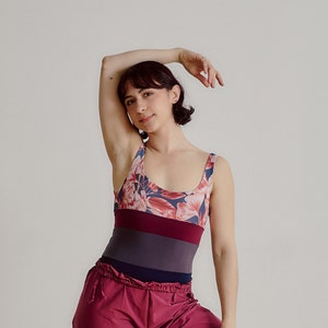 Random Stripe Leotard