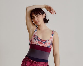 Random Stripe Leotard