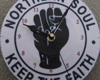 Northern Soul Wall Clock Northern Soul Keep The Faith Vinyl Record Wall Clock Northern Soul Wall Clock Northern Soul Keep The Faith Vinyl Record Wall Clock