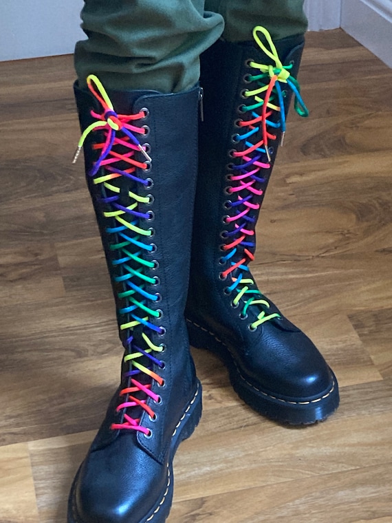 4mm 550 Rainbow Paracord Bootlaces Trainers Etsy