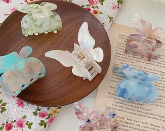 butterfly hair claws
