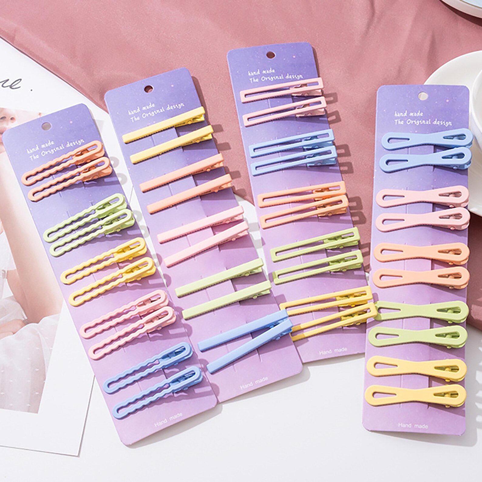 10Pcs Basic Hair ClipsTeardrop Hair ClipHollowed Hair Etsy