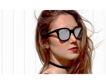 Polarized Square Sunglasses  Handmade UVA/UVB Sunglasses for Men and Women l MarsQuest