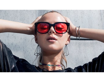 Polarized Square Sunglasses  Handmade UVA/UVB Sunglasses for Men and Women l MarsQuest