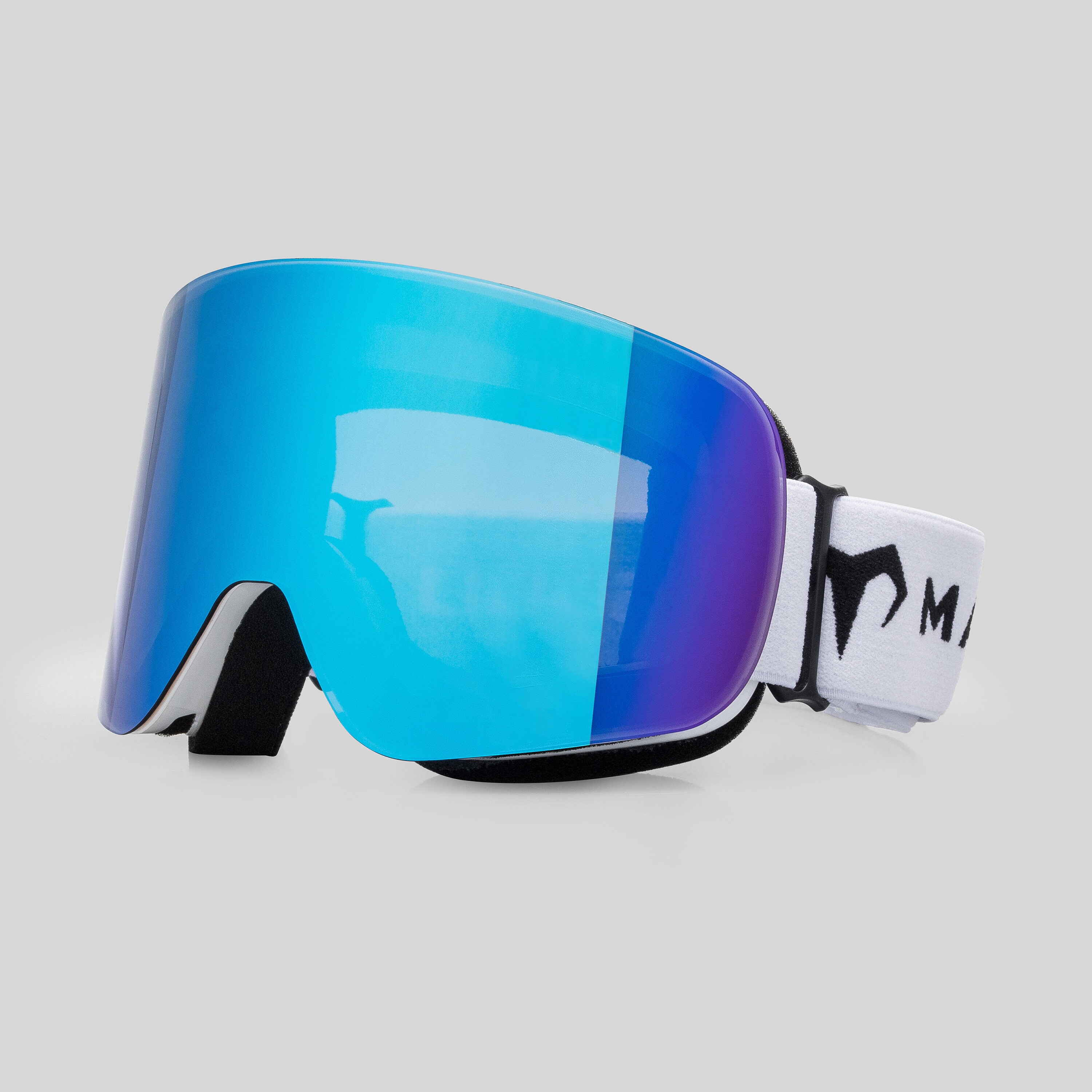 Frameless Snowboard Snowmobile Pro Ski Goggles Mens Womens Anti Fog Dual Lens 