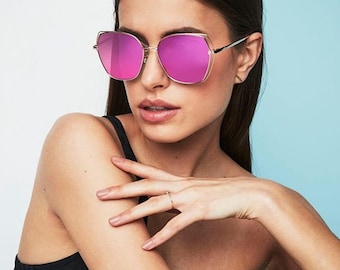 Oversized Lightweight Sunglasses - Double Frame Sunglasses - Gift for Women Girlfriend Wife l MarsQuest