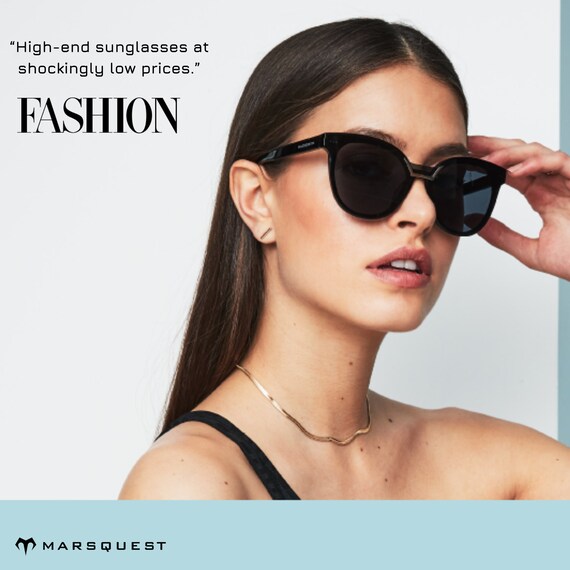 Oversized Cat-eye Sunglasses Handmade UV400 Unisex Sunglasses Stylish Gift  L Marsquest -  Hong Kong