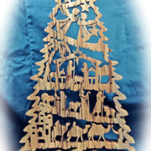 NW950 Large Nativity Tree Digital Pattern Etsy