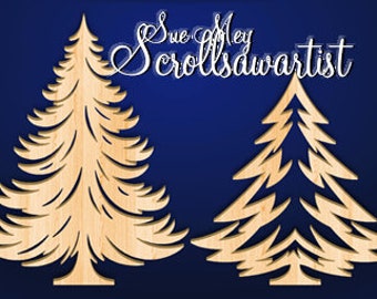 NW4929 Two simple trees #2 digital patterns