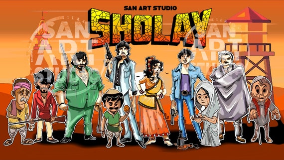 Buy Sholay Online in India - Etsy Buy Sholay Online in India - Etsy