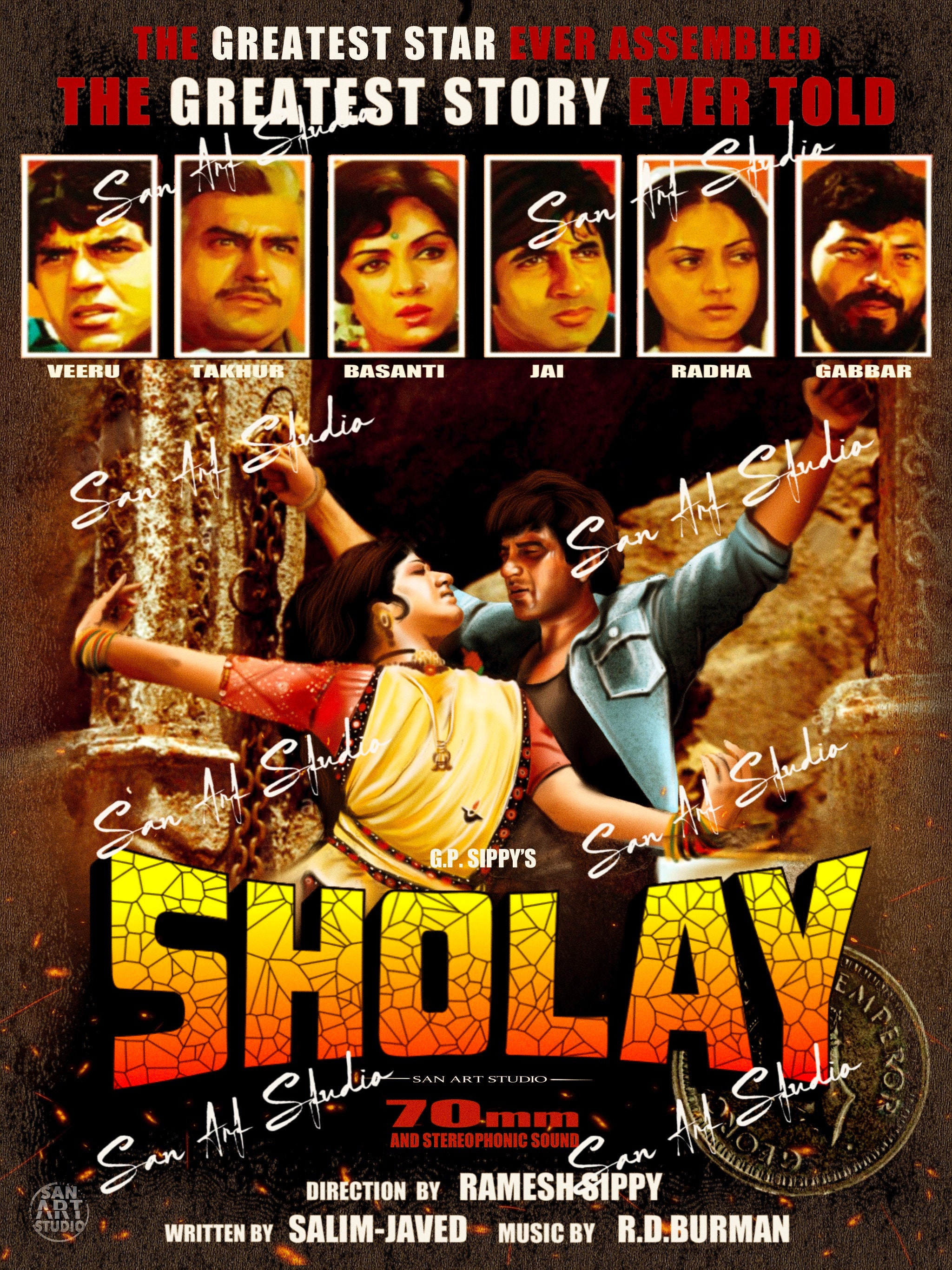 Sholay Movie In 3d
