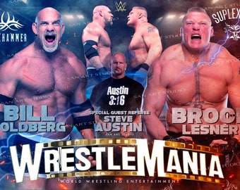 Goldberg vs Brock Lesner