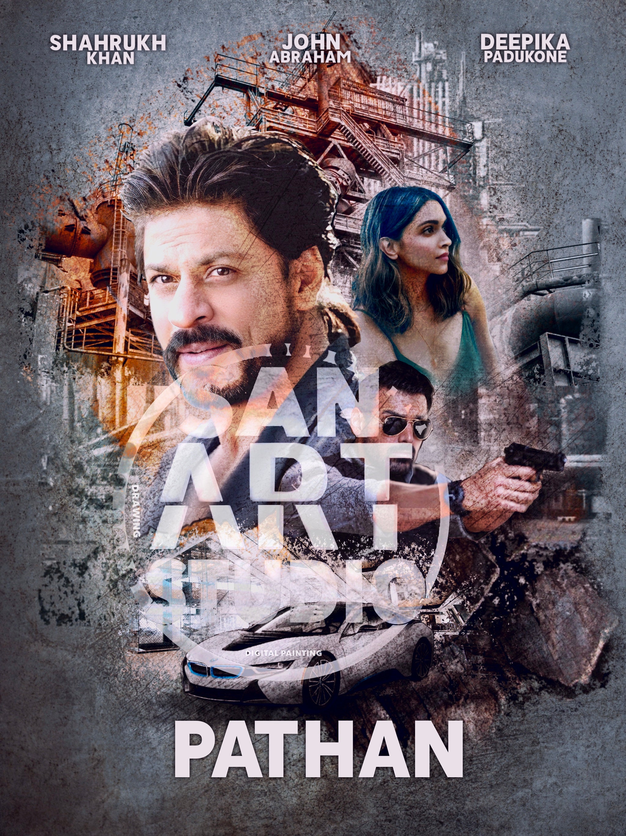 Pathan Movie Poster Srk -  Israel