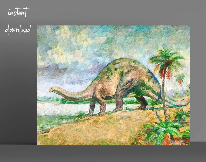 t rex and brontosaurus