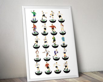 Luton Town A3 Legends Art Print