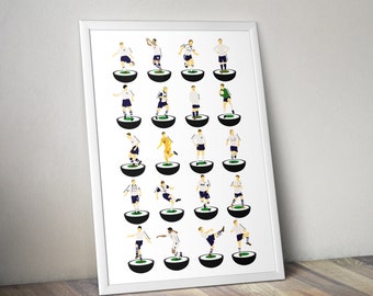 Preston North End A3 Legends Art Print