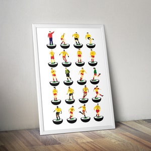 Watford Football A3 Legends Art Print