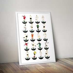 A3 Framed Football Shirt History Prints | Find Me A Gift