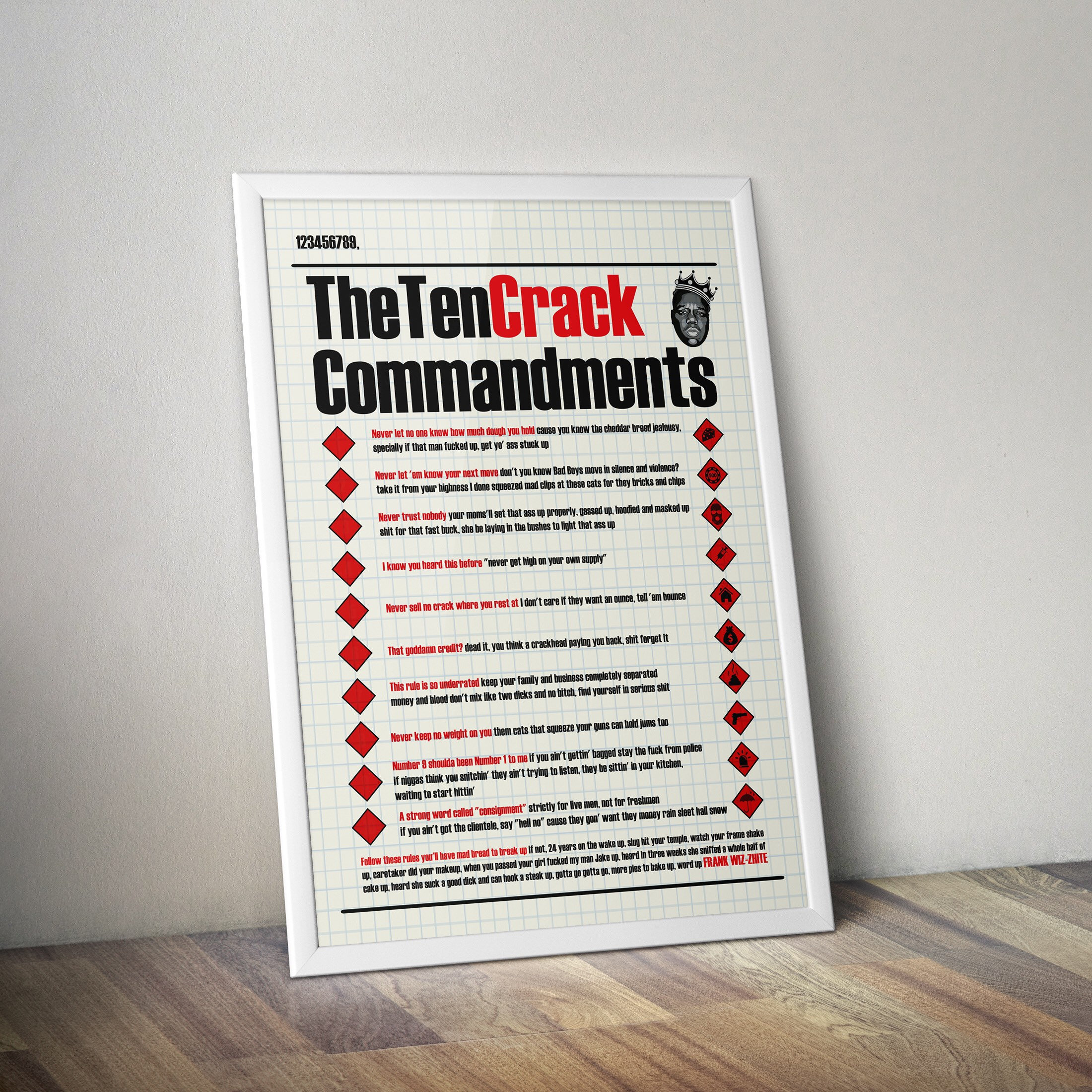 notorious big ten crack commandments lyrics notorious big ten crack commandments lyrics