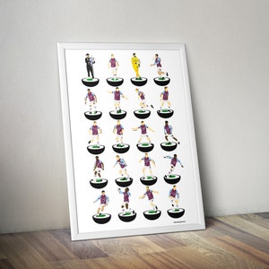 Burnley Football 2023 A3 Champions Print