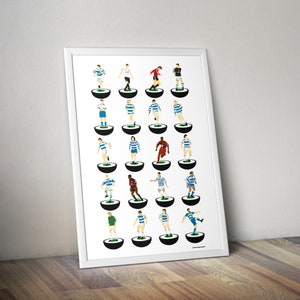 Queens Park Rangers A3 Legends Art Print