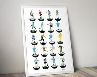 Coventry City A3 Legends Art Print