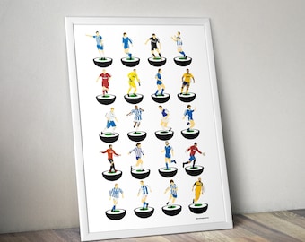 Brighton & Hove Albion A3 Legends Art Print