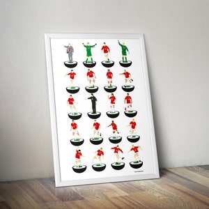 Manchester United 2008 Moscow A3 Print