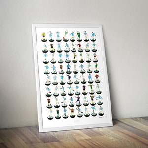 Manchester City 1894 A2 Legends Print