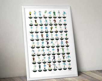 Manchester City 1894 A2 Legends Print