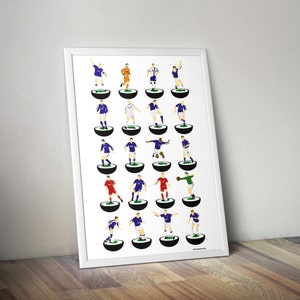 Chesterfield Football A3 Legends Print