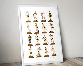 Bradford Bulls Rugby A3 Legends Print