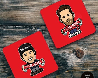 Ryan Reynolds & Rob McElhenney Wrexham Coasters