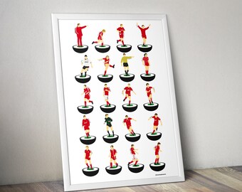 Aberdeen A3 Legends Art Print