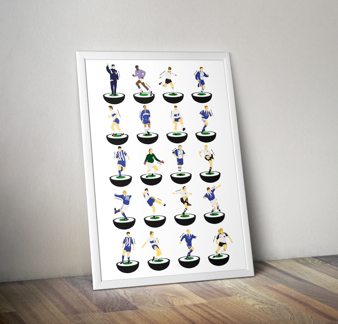 Poster Art Mural Personnalisé Stockport County Football Taille A3 (impression Uniquement)