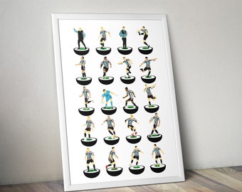 Newcastle United 2023 A3 Art Print