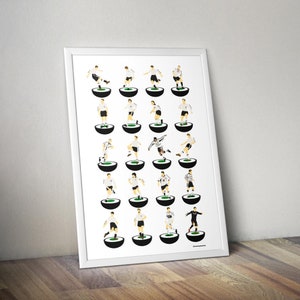Fulham Football A3 Legends Art Print