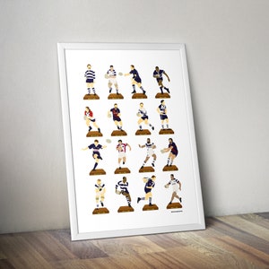 Bristol Bears Rugby Legends Wydruk A3