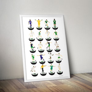 New York Cosmos A3 Legends Print