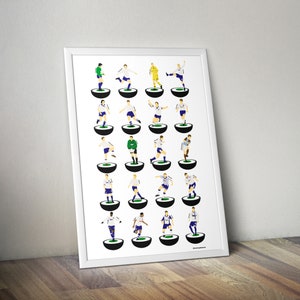 Bury FC A3 Legends Print