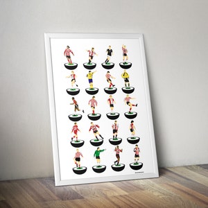Southampton Football A3 Legends Art Print